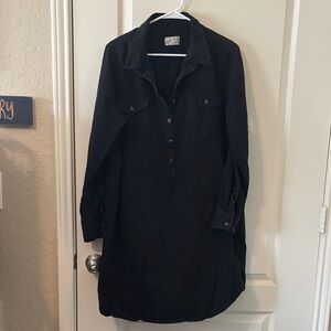 Universal Thread Black Long Sleeve Dress